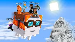 I Trapped 6 YouTubers on a Happy Ghast