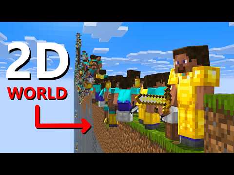 Can 100 Players Survive 2D Minecraft