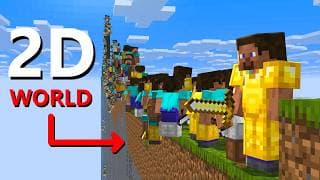 Can 100 Players Survive 2D Minecraft